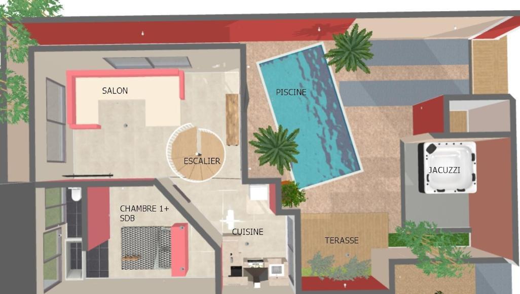 Villa centre Grand Baie Extérieur photo